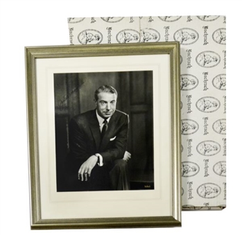 Joe DiMaggio Signed Formal Bachrach Portrait One of Only 3 Printed